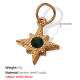 Pendentif en or et pierre verte Image3