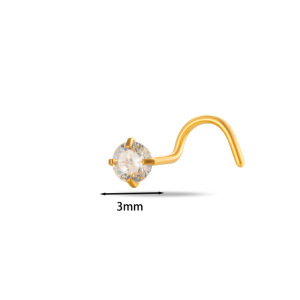 1 Pièce Exquise Clou De Nez En Zircon Pour Femme h5 Image2