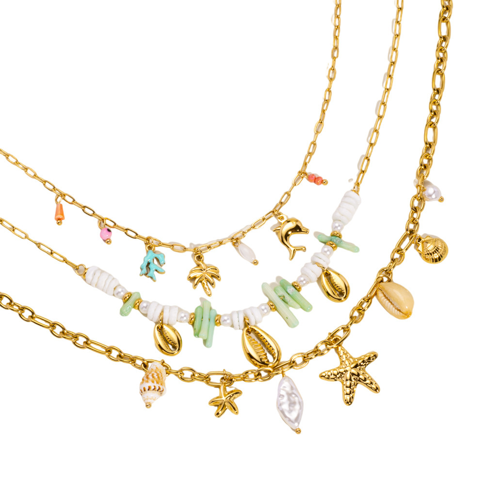 1 Paire De Colliers Pendentifs Tortues Diy En Acier Inoxydable Étanche Pour Femmes, Collection Romantique Image4