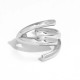 couleur argent/Taille unique/Bague monobloc Image2