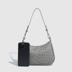 Sac À Bandoulière Simple Et Classique En Pu Pour Femme, 1 Pièce, À Rivets h5 Image5