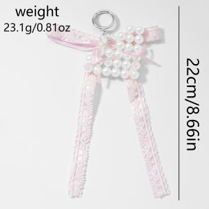1 Breloque De Sac En Forme De Cœur Perlé h5 Image7