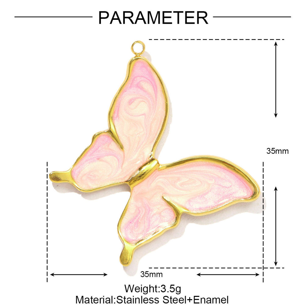 Pendentif Femme En Acier Inoxydable Doré, Étanche, En Forme D'Étoile (1 Pièce) Image2