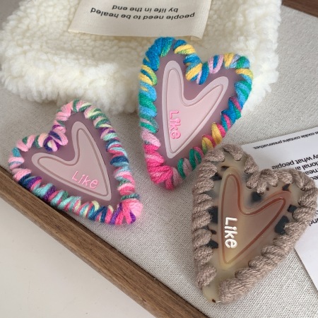 Pinces à cheveux pour femmes, 1 pièce, en feuille d'acétate de cellulose, motif étoile 2