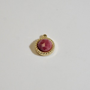 Pendentif Romantique En Pierres Naturelles De Forme Irrégulière Pour Femme, 1 Pièce h5