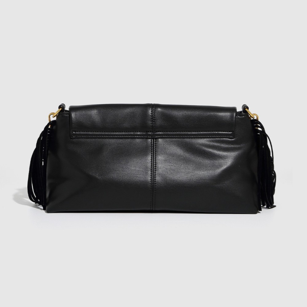 Sac À Bandoulière Élégant En Pu Pour Femme, Série Simple, 1 Pièce h5Image4