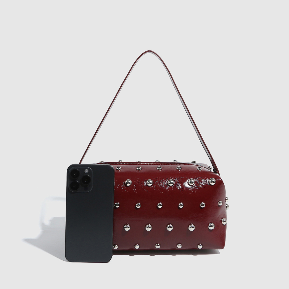Sac Bandoulière Femme 1 Pièce, Collection Punk Rivet Pu Image3