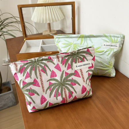 Trousse de maquillage pour femme, design original, série Coconut Tree Resort, 1 pièce