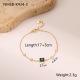 Bracelet en zirconium vert Image3