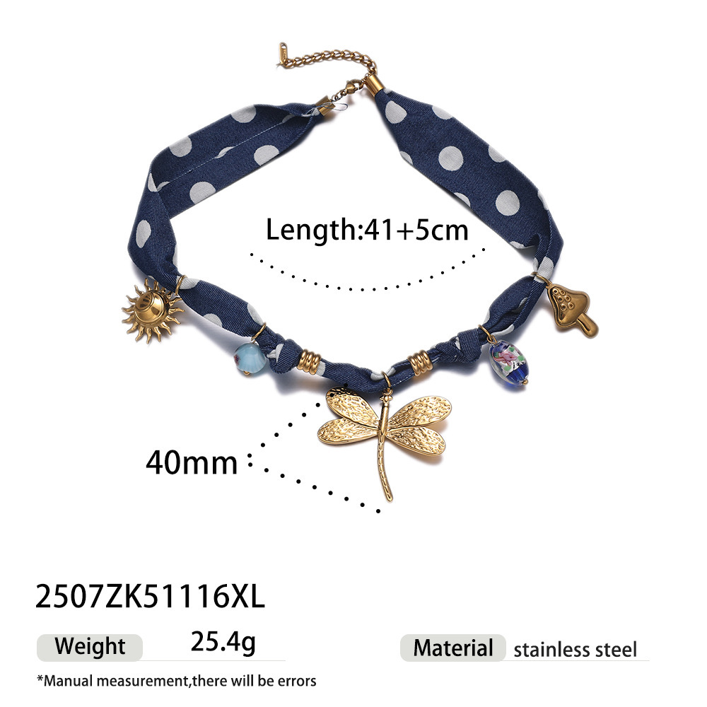 Collier Pendentif Romantique En Acier Inoxydable Imperméable Couleur Or 