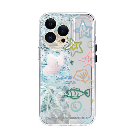 Coque de téléphone translucide pour femme, motif océan frais, 1 pièce 2