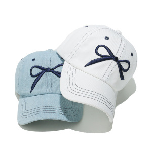 Chapeaux Pour Femmes En Coton Avec Nœud Papillon Décontracté, Série Simple, 1 Pièce h5 Image3