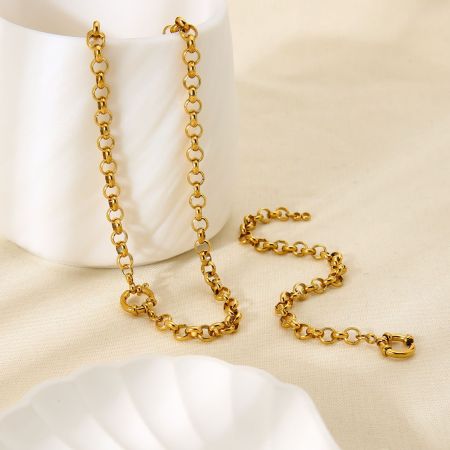 1 collier simple à faire soi-même au quotidien, en acier inoxydable et imperméable. 2