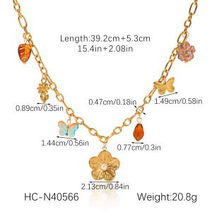 1 Paire De Colliers Pendentifs Tortue De Vacances En Acier Inoxydable Étanche Pour Femmes, Collection Simple Series h5 Image2