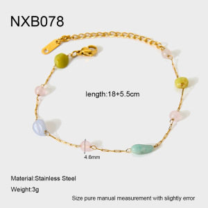 Ensemble De Bijoux Étanches En Acier Inoxydable Avec Chaîne De Forme Irrégulière (1 Pièce) h5 