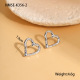 Boucles d'oreilles couleur acier Image2
