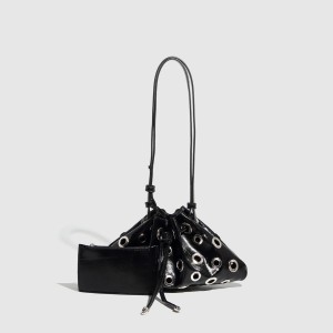 Sac À Bandoulière En Pu Pour Femme, Série Luxueuse, Rivet Classique, 1 Pièce h5 Image2