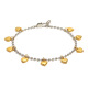 Bracelet cœur en perles - Deux couleurs