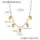 Collier de perles de citron  40+5cm Image2