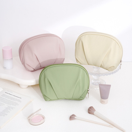 1 paire de trousses de maquillage décontractées de couleur unie pour femmes, série Simple