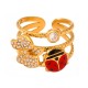 Bague Insecte en Or A754/N°7 
