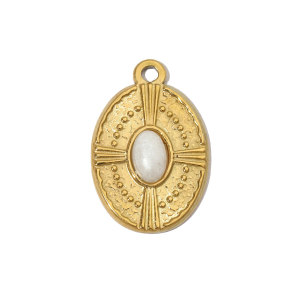 Pendentif Luxueux En Pierres Naturelles Pour Femme, 1 Pièce h5
