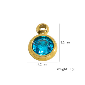 Pendentif Classique En Acier Inoxydable Étanche En Forme De Dauphin Mignon De La Série Océan, À Monter Soi-Même h5 