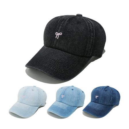 1 Pièce Simple Series Cute Bow Knot Cotton Women'S Hats