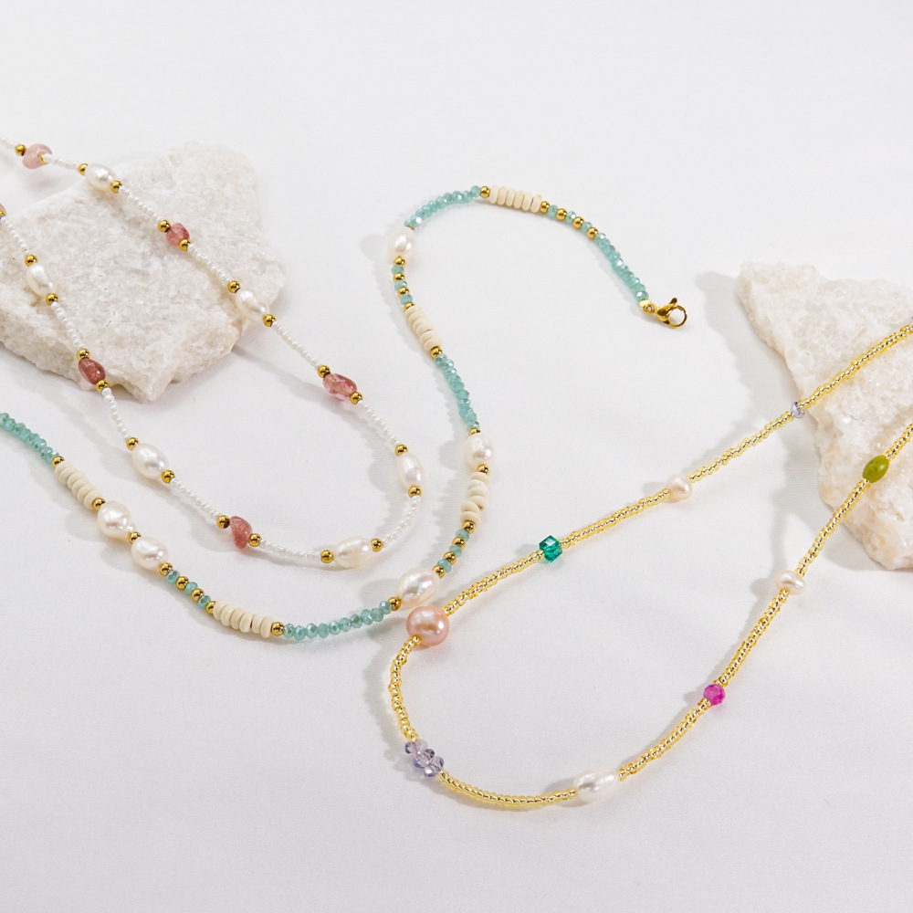 Collier De Perles Léger, Luxueux Et Élégant Pour Femme Image5