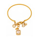 Bracelet en or 5A et zircons Z432 