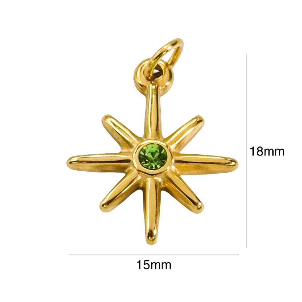 Pendentif Femme Simple, Décontracté, De Forme Irrégulière, En Acier Inoxydable Étanche (1 Pièce) 