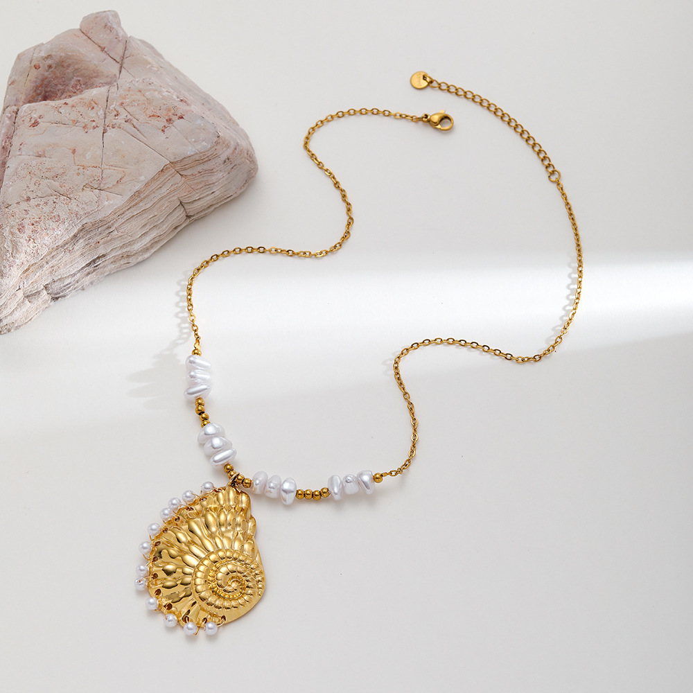 Collier Pendentif Femme Étanche En Acier Inoxydable, Collection Romantique, 1 Pièce Image3