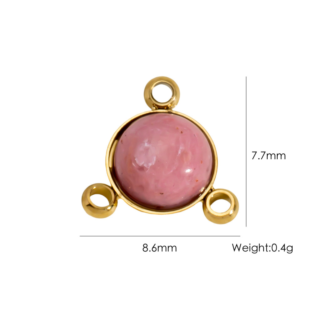 Pendentif Simple Rétro Irrégulier En Pierres Naturelles Pour Femme, 1 Pièce 