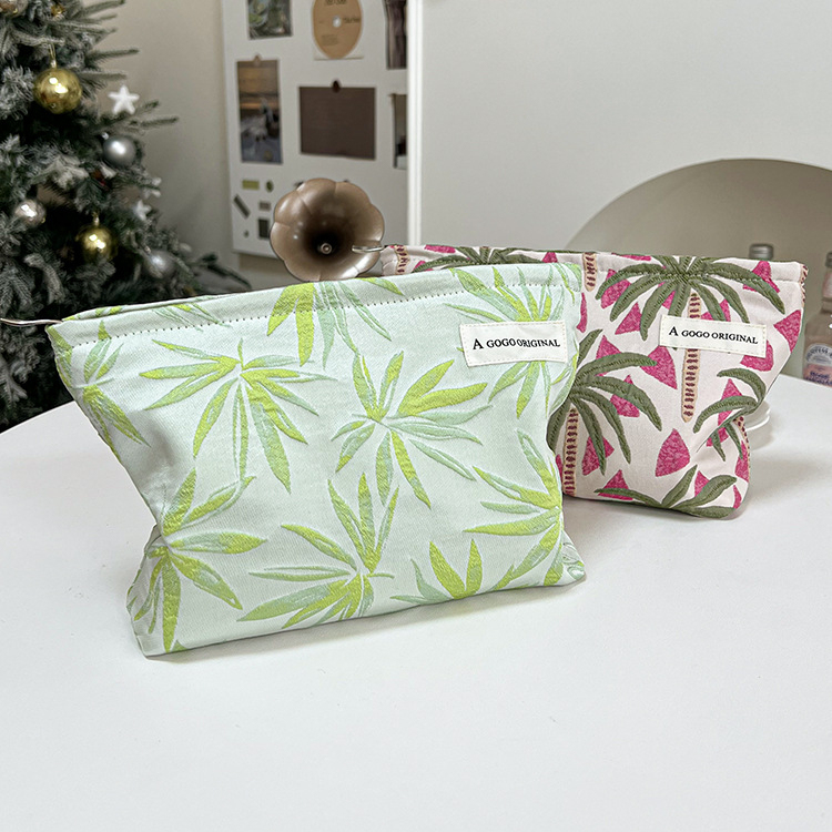 Trousse De Maquillage Pour Femme, Design Original, Série Coconut Tree Resort, 1 Pièce h5Image6