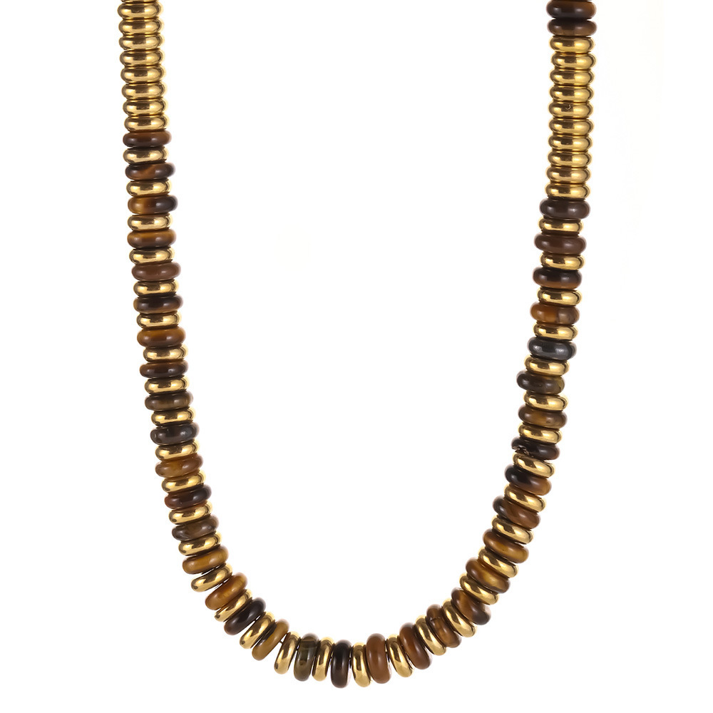 Collier De Perles Pour Femme, Style Vintage, Pierres Naturelles, 1 Pièce