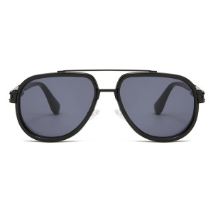 Lunettes De Soleil Pour Femmes De La Série Simple, Couleur Unie Et Décontractée h5 Image2
