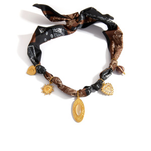 Collier Pendentif En Forme De Cœur Avec Écharpe 1 Pièce h5 Image6