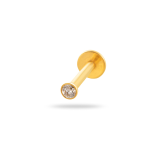Boucle D'Oreille Piercing Couleur Or En Alliage De Titane 1 Pièce h5 