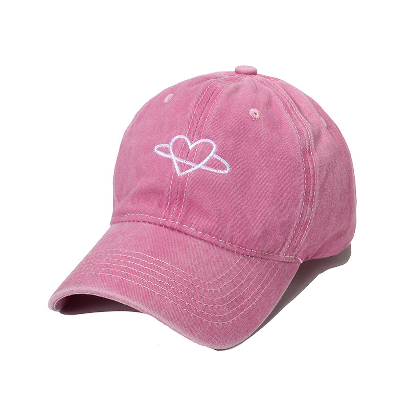 Chapeaux Pour Femmes En Coton, Série Simple, Motif Cœur Simple, 1 Pièce Image3