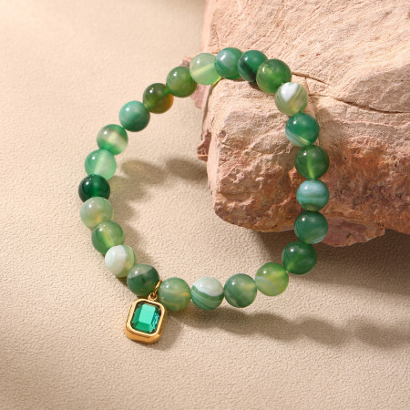 1 bracelet élégant en perles naturelles pour femme 2