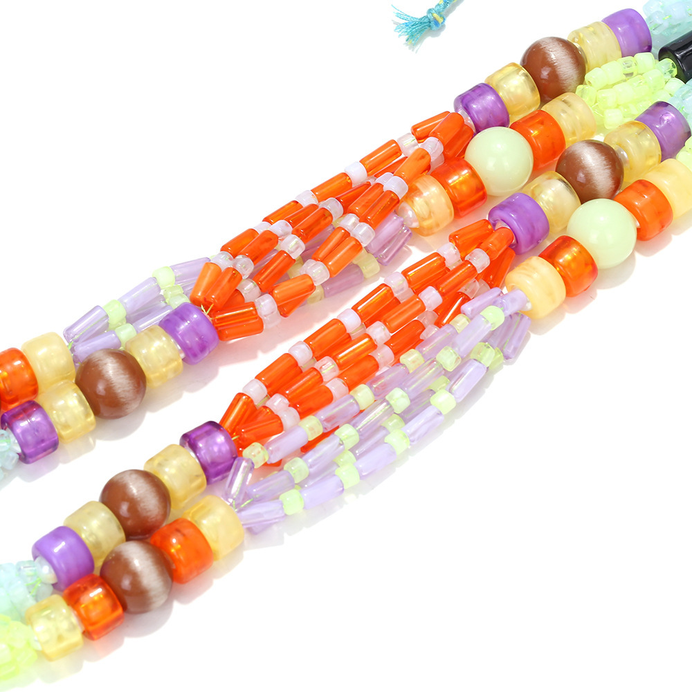 Collier De Perles Colorées 1 Pièce Image3