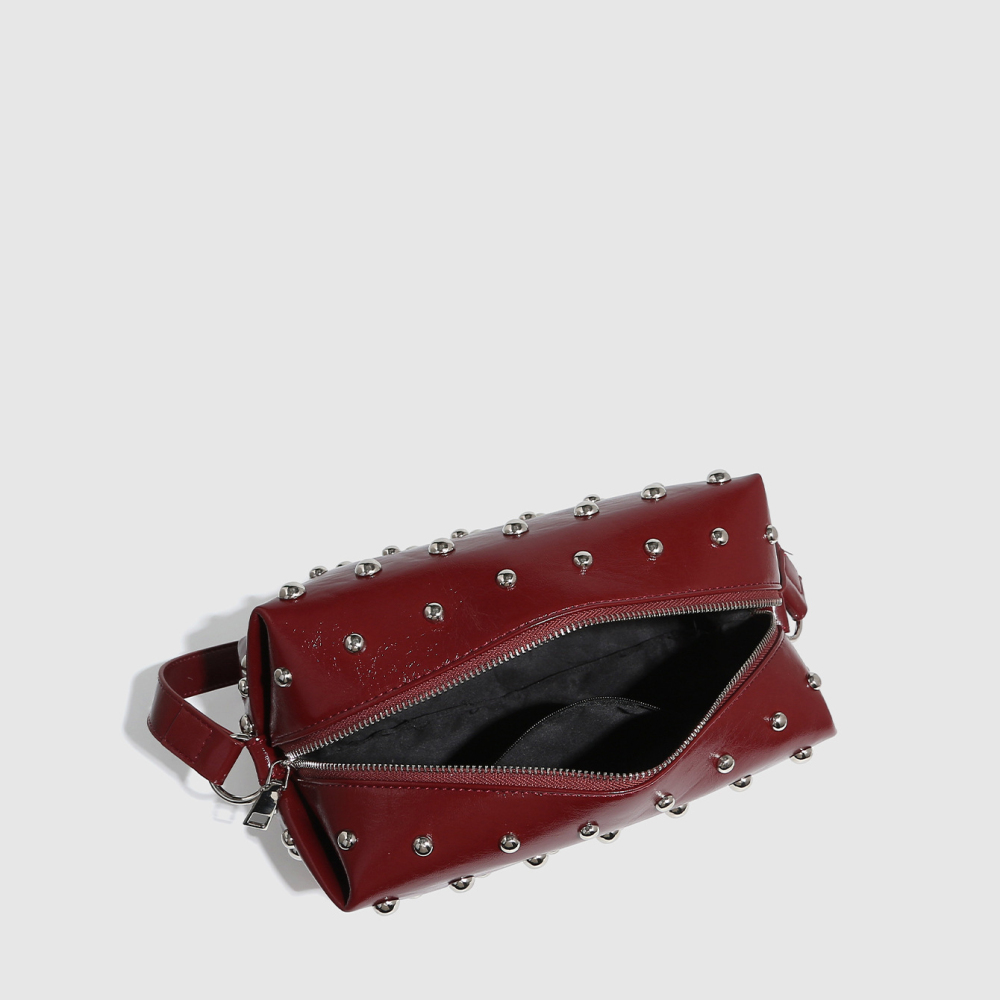 Sac Bandoulière Femme 1 Pièce, Collection Punk Rivet Pu Image5
