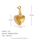 Pendentif à fermoir à ressort N3429 - Or Image8