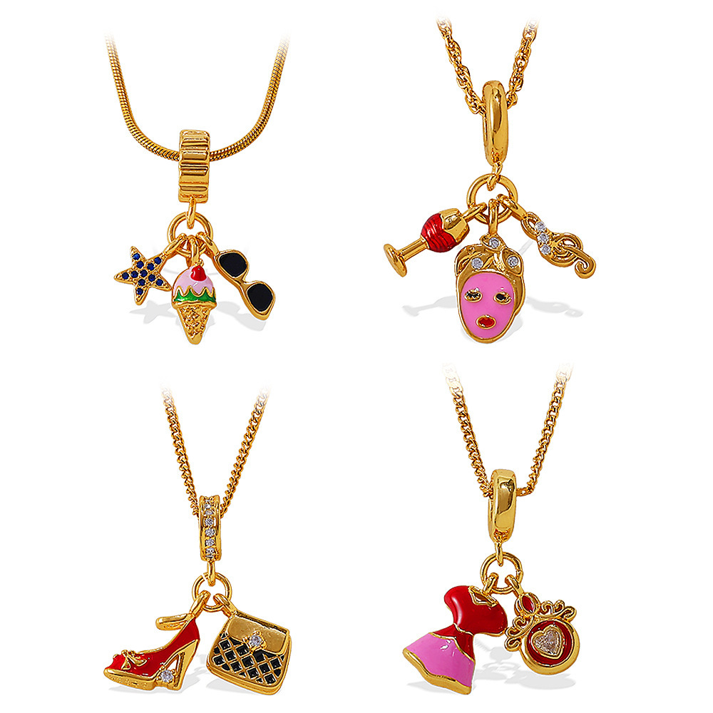 Collier Pendentif Diy Étanche En Acier Inoxydable (1 Pièce) Image5