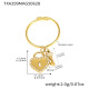Bague en or avec cadenas en zircone TXA299-5A - Taille 7 Image3