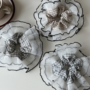 Chouchous Pour Femmes En Tissu Patchwork Doux De La Série Romantique h5 Image2