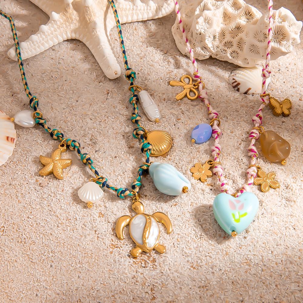 Collier Tressé Océanique (1 Pièce) h5Image5