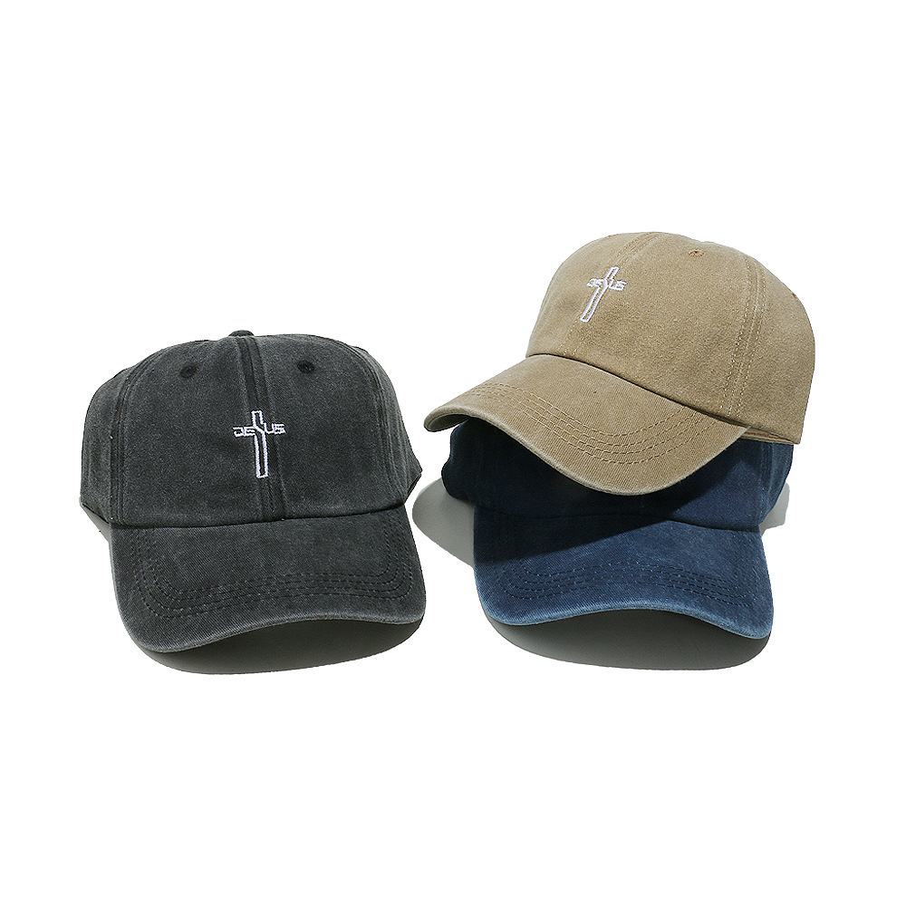 Chapeaux Croisés Décontractés En Coton Pour Femmes, Série Simple, 1 Pièce Image4