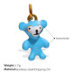 Pendentif goutte d'huile bleue Image8