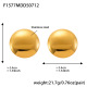 F1577-Boucles d'oreilles rondes en or 